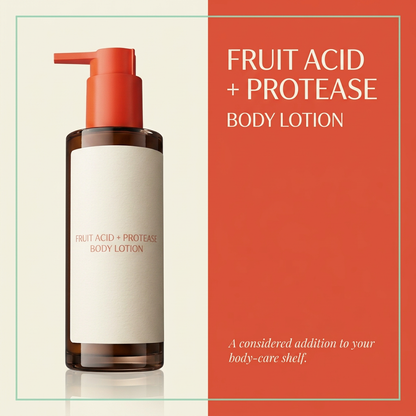 Fruit acid and protease body lotion product detail
