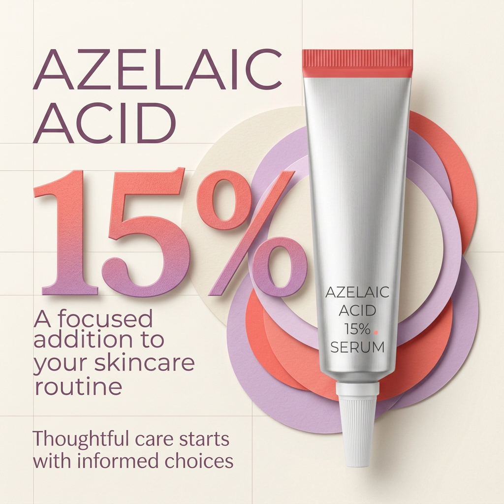 15% azelaic acid ingredient-focused product detail graphic