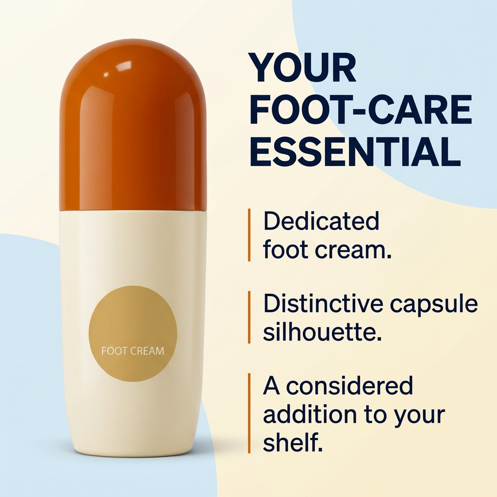 Foot cream packaging and product introduction