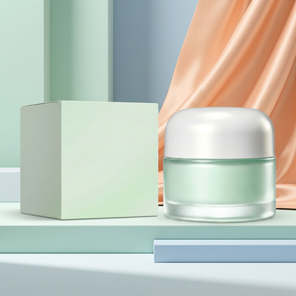 Vitamin E lip mask in mint and powder blue styling