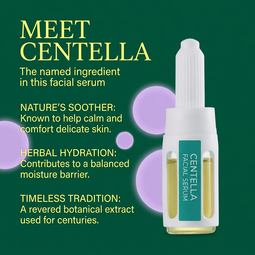 Meet Centella ingredient spotlight detail graphic