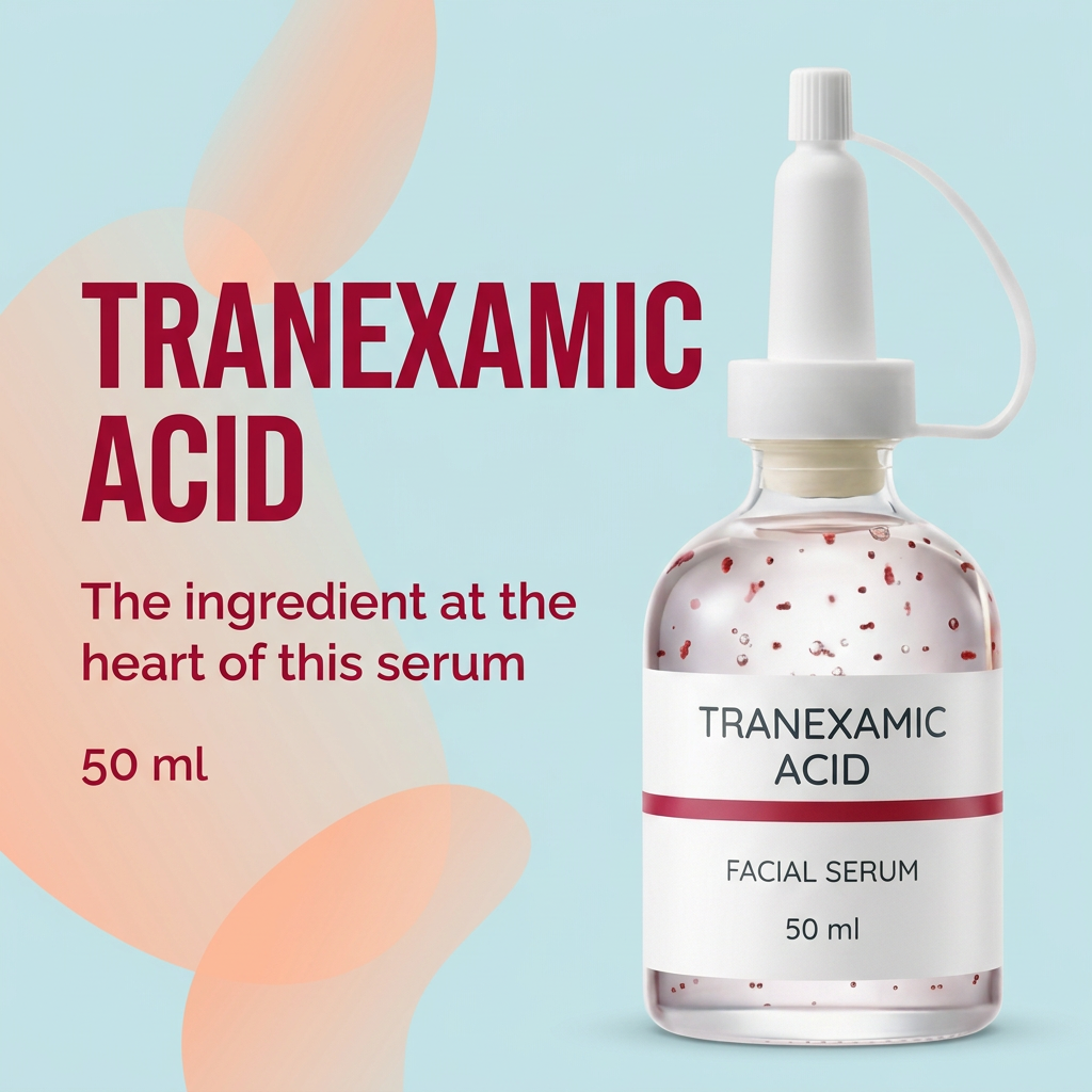 Tranexamic acid ingredient spotlight detail graphic